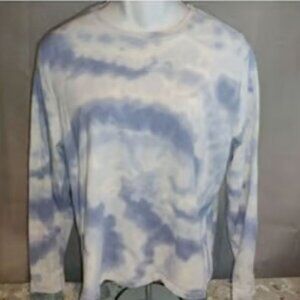 Hollister Of Calif. *** stylish blue & white Tie-Dye Top in size Large